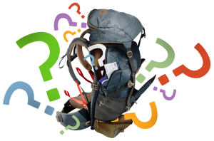 BACKPACK QUESTION MARK