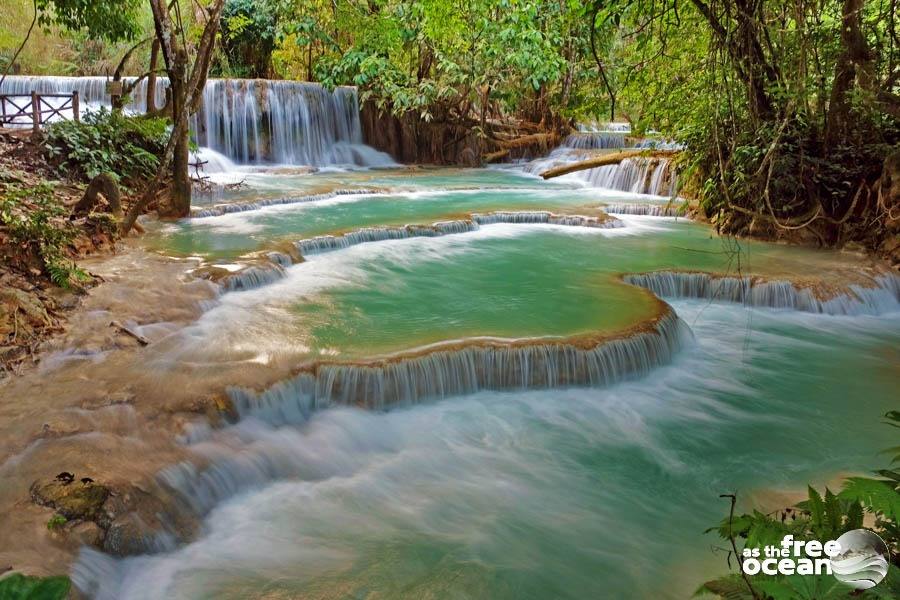 LUANG PRABANG WATERFALL LAOS