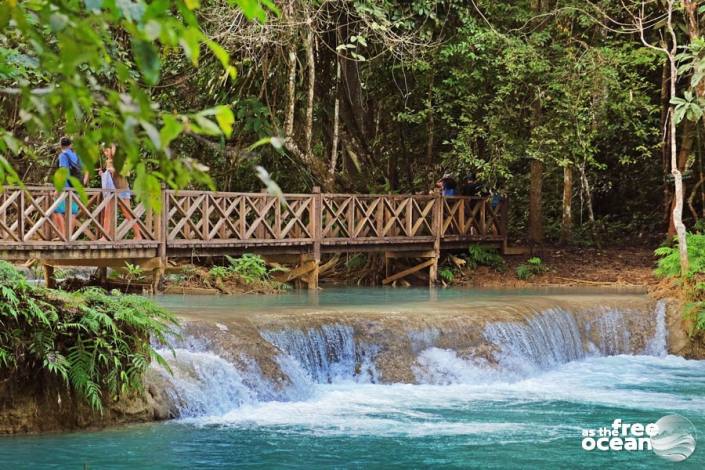 LUANG PRABANG WATERFALL LAOS