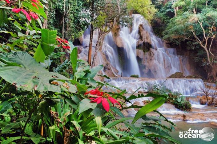 LUANG PRABANG WATERFALL LAOS