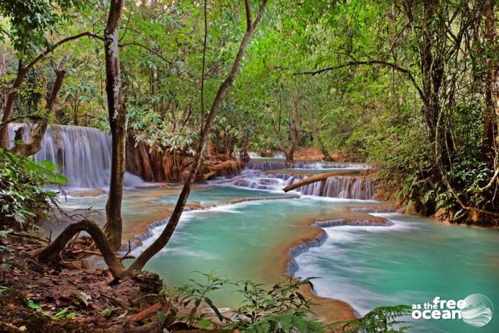 LUANG PRABANG WATERFALL LAOS