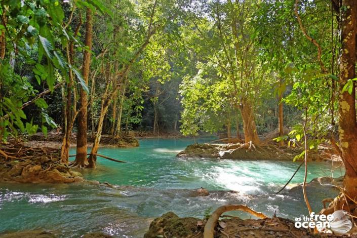 LUANG PRABANG WATERFALL LAOS