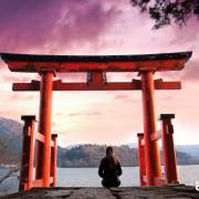 LAKE ASHI JAPAN