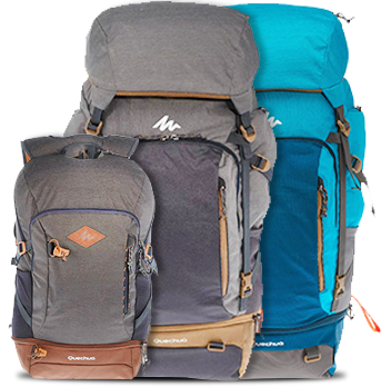 TRAVEL BACKPACKS DECATHLON