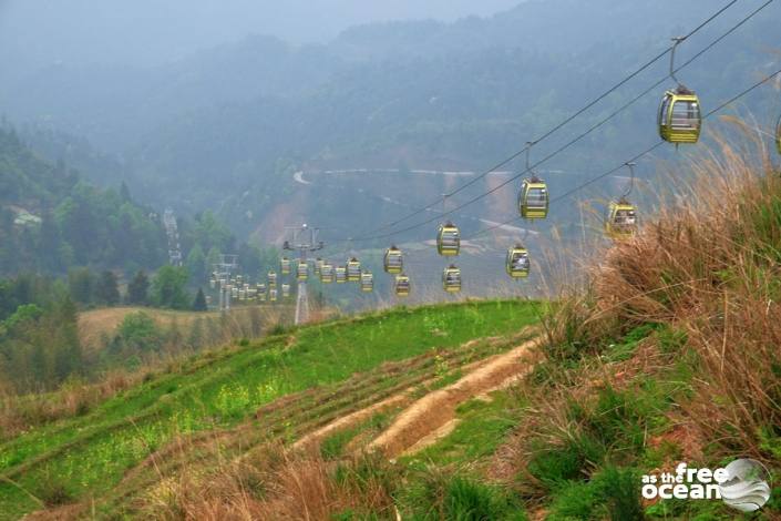 THE LONGJI RICE TERRACES GUILIN CHINA