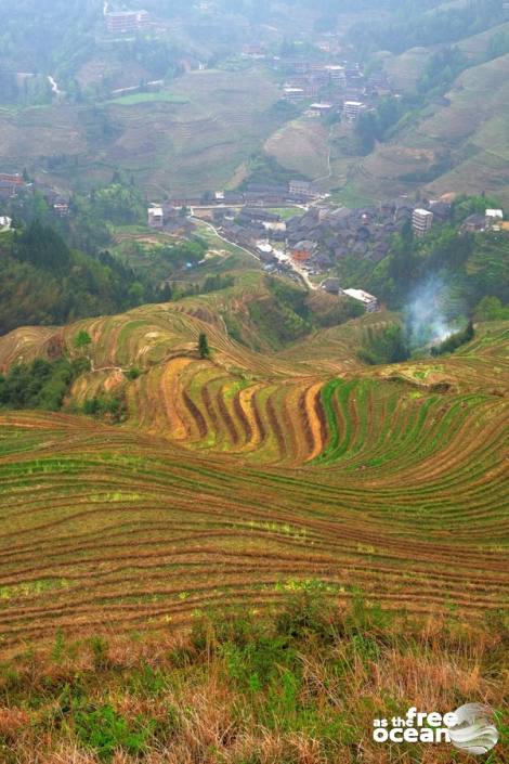 THE LONGJI RICE TERRACES GUILIN CHINA