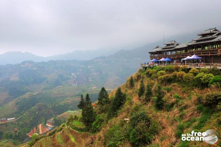 THE LONGJI RICE TERRACES GUILIN CHINA