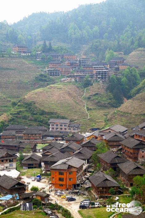 THE LONGJI RICE TERRACES GUILIN CHINA