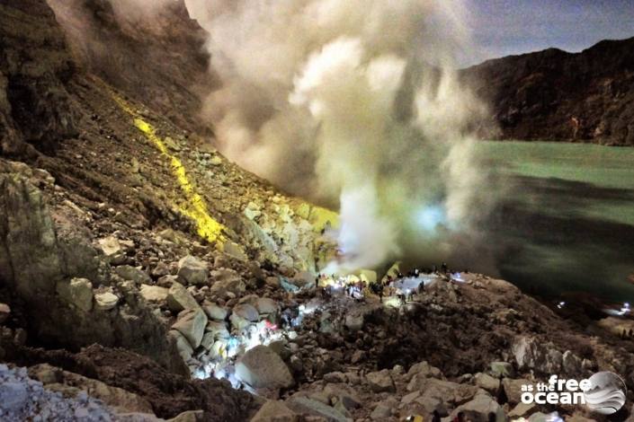 MOUNT IJEN JAVA INDONESIA