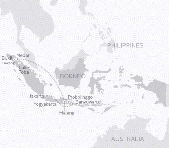 MAP ROUTE INDONESIA