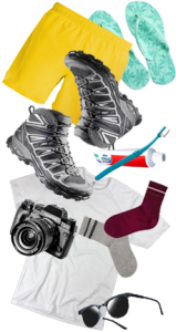 PACKING LIST ITEMS